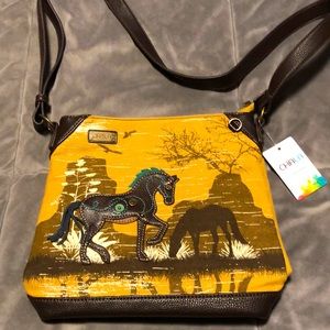 Chaka handbag 11x9x3 strap up to 54”